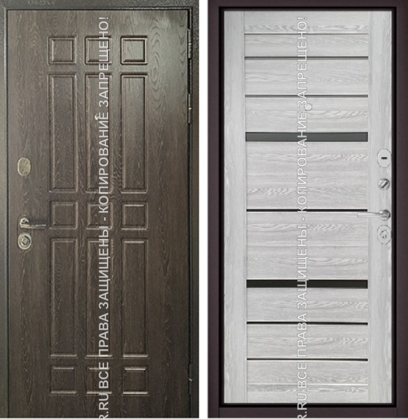 Металлическая входная дверь МДФ 3042 Металлическая входная дверь МДФ 3042