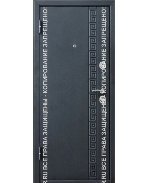 Стальная входная дверь МДФ/Порошок 3002 Стальная входная дверь МДФ/Порошок 3002